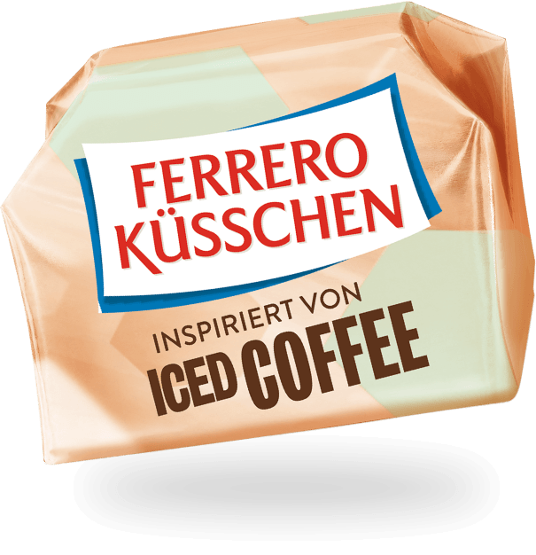 Einzelpraline Ferrero Küsschen inspiriert von Iced Coffee