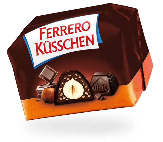 Einzelpraline Ferrero Küsschen Zartbitter