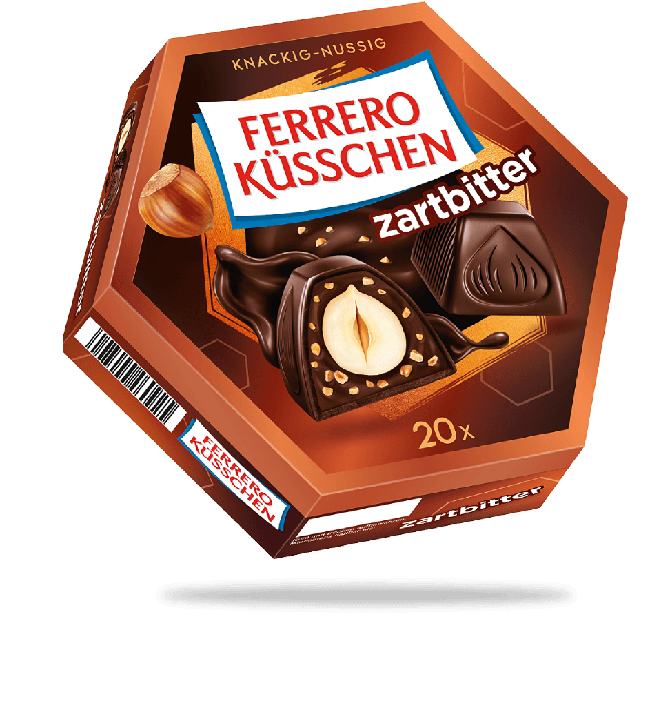 Packung Ferrero Küsschen Zartbitter