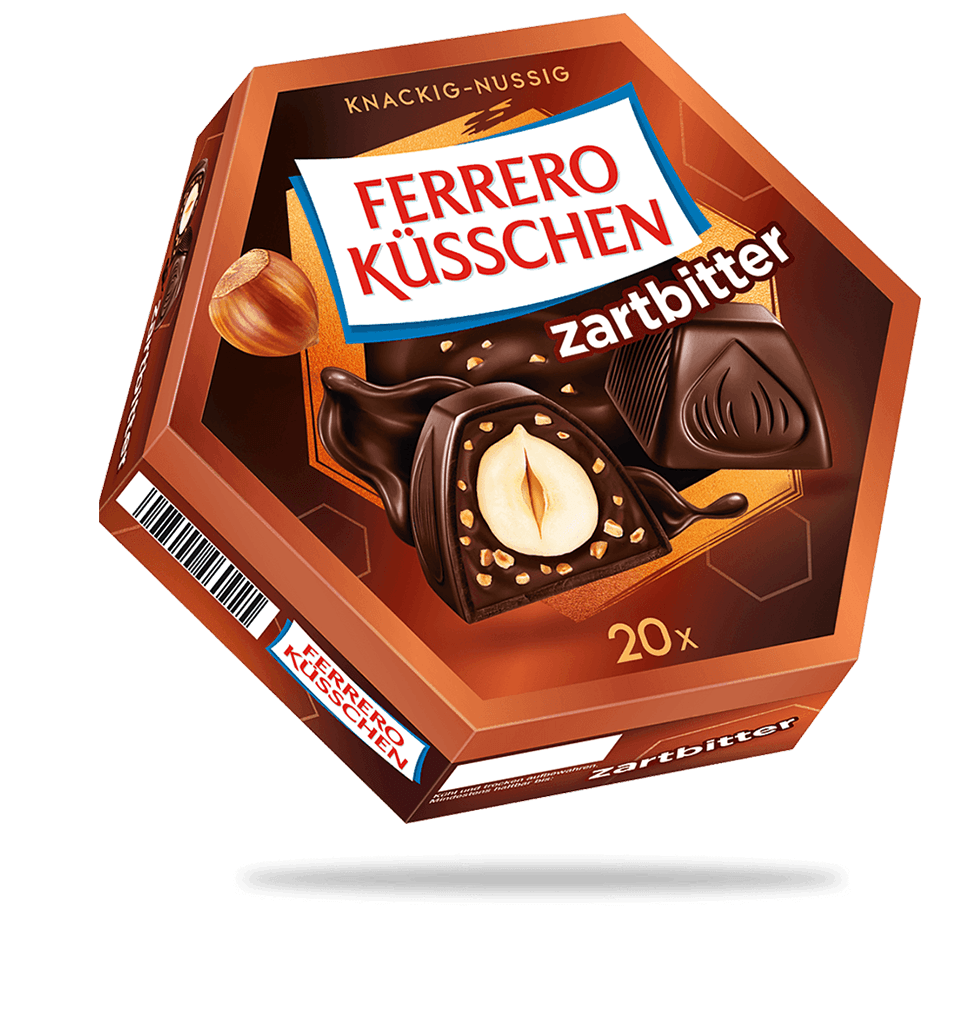Packung Ferrero Küsschen Zartbitter