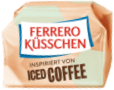 Einzelpraline Ferrero Küsschen inspiriert von Iced Coffee Menu