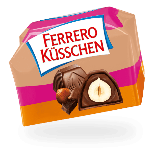 Nusspralinen-Spezialität mit feiner Halbbitterschokolade.