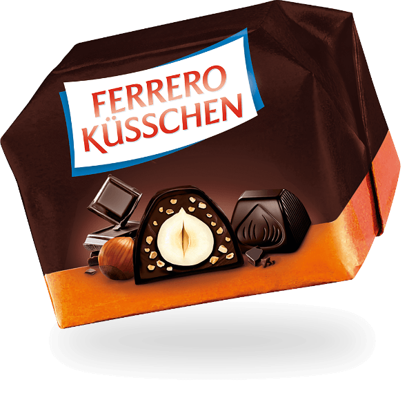 Einzelpraline Ferrero Küsschen Zartbitter