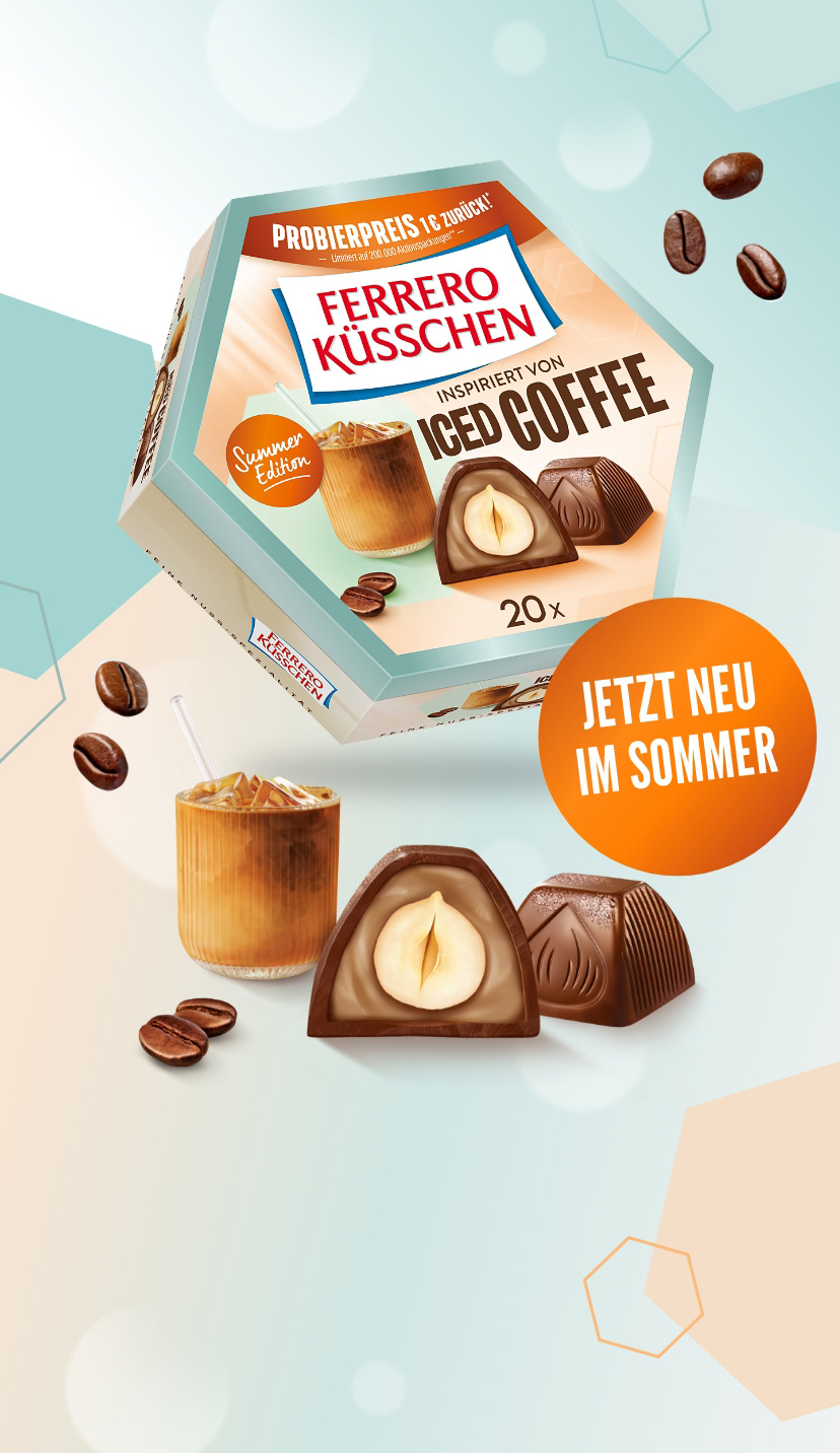 Ferrero Küsschen inspiriert von Iced Coffee