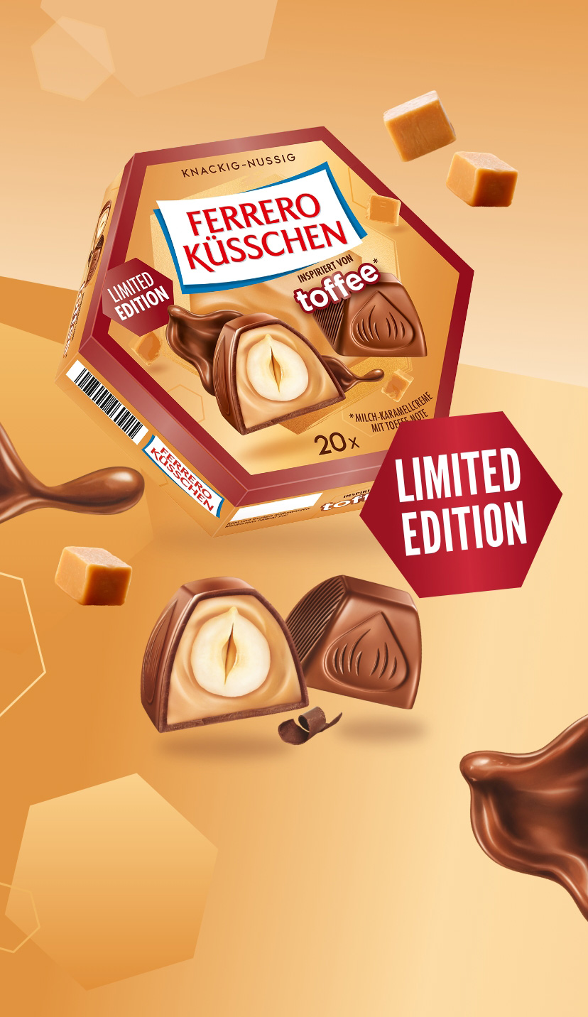 Ferrero Küsschen inspiriert von Toffee