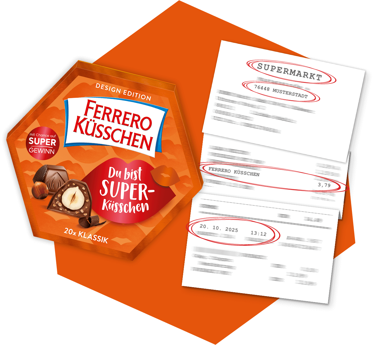 Upload Beispiel Du bist SUPER-Küsschen